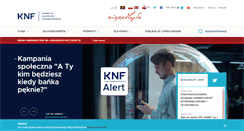 Desktop Screenshot of knf.gov.pl