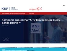 Tablet Screenshot of knf.gov.pl